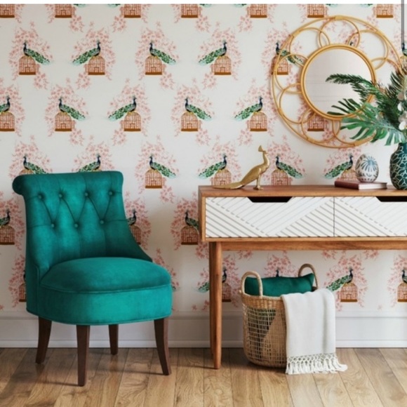 Opalhouse Wall Decor Opalhouse New Peacock Birdcage Peel And Stick